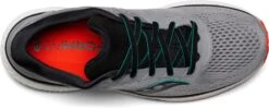 Saucony Men's Hurricane 23 (20 - Alloy/Scarlett) -Chic Shoe Store 07007FBA EBC0 40BD ACF4 EC60523211EE
