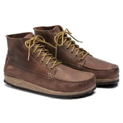 Birkenstock Marton Oiled Leather Roast -Chic Shoe Store 1017143 pair