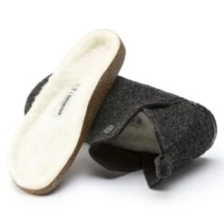 Birkenstock Andermatt Shearling Wool Felt -Chic Shoe Store 1017883 detail 2