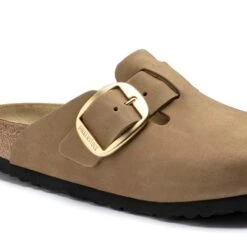 Birkenstock Boston Big Buckle Nubuck Leather -Chic Shoe Store 1017953 detail 1