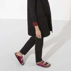 Birkenstock Arizona Big Buckle Velvet -Chic Shoe Store 1020152 f look f