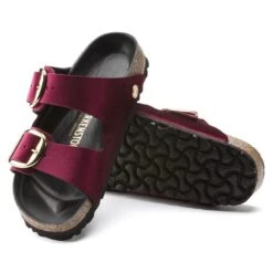 Birkenstock Arizona Big Buckle Velvet -Chic Shoe Store 1020152 sole