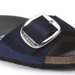 Birkenstock Madrid Big Buckle Velvet -Chic Shoe Store 1020160 detail 1