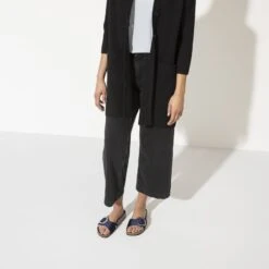 Birkenstock Madrid Big Buckle Velvet -Chic Shoe Store 1020160 f look f