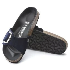 Birkenstock Madrid Big Buckle Velvet -Chic Shoe Store 1020160 sole