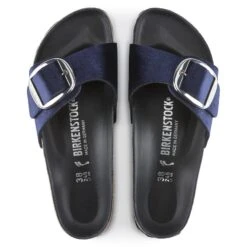 Birkenstock Madrid Big Buckle Velvet -Chic Shoe Store 1020160 top