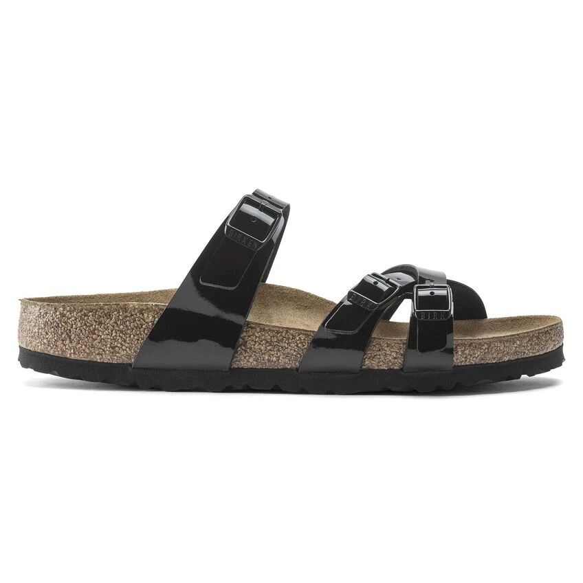 Birkenstock Franca Birko-Flor Patent Patent Black 10 Birkenstock Franca Birko-Flor Patent Patent Black - Image 8