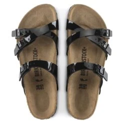 Birkenstock Franca Birko-Flor Patent Patent Black 16 Birkenstock Franca Birko-Flor Patent Patent Black -Chic Shoe Store 1020177 top