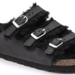 Birkenstock Florida Fresh Shearling Oiled Leather -Chic Shoe Store 1020319 detail 1