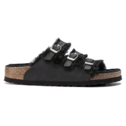 Birkenstock Florida Fresh Shearling Oiled Leather -Chic Shoe Store 1020319 side