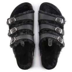 Birkenstock Florida Fresh Shearling Oiled Leather -Chic Shoe Store 1020319 top