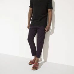 Birkenstock Arizona Oiled Leather Fire Red -Chic Shoe Store 1020730 f look m