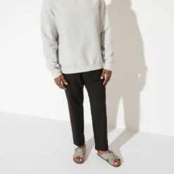 Birkenstock Lugano Suede Leather -Chic Shoe Store 1020932 f look m