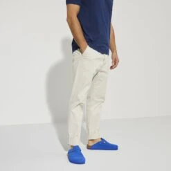 Birkenstock Boston Suede Leather Ultra Blue 15 Birkenstock Boston Suede Leather Ultra Blue -Chic Shoe Store 1022556 f look m