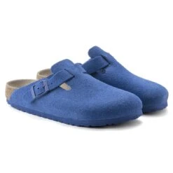 Birkenstock Boston Suede Leather Ultra Blue 18 Birkenstock Boston Suede Leather Ultra Blue -Chic Shoe Store 1022556 pair