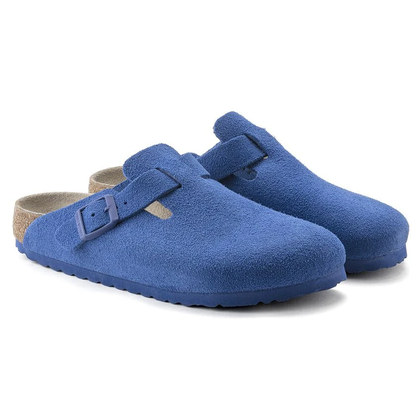 Birkenstock Boston Suede Leather Ultra Blue 9 Birkenstock Boston Suede Leather Ultra Blue - Image 7