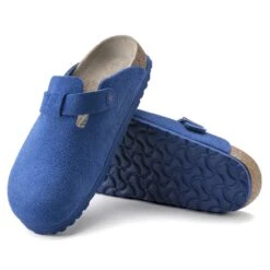 Birkenstock Boston Suede Leather Ultra Blue 16 Birkenstock Boston Suede Leather Ultra Blue -Chic Shoe Store 1022556 sole