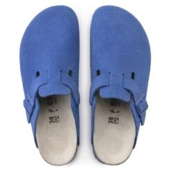 Birkenstock Boston Suede Leather Ultra Blue 17 Birkenstock Boston Suede Leather Ultra Blue -Chic Shoe Store 1022556 top