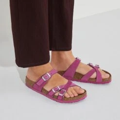 Birkenstock Franca Nubuck Leather 14 Birkenstock Franca Nubuck Leather -Chic Shoe Store 1023339 f closeup f
