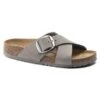 Birkenstock Siena Big Buckle Nubuck Leather -Chic Shoe Store 1023550