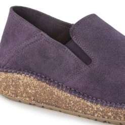 Birkenstock Callan Suede Leather Dark Berry -Chic Shoe Store 1023626 detail 1