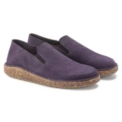 Birkenstock Callan Suede Leather Dark Berry -Chic Shoe Store 1023626 pair