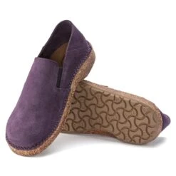 Birkenstock Callan Suede Leather Dark Berry -Chic Shoe Store 1023626 sole