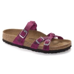 Birkenstock Franca Braid Oiled Leather Festival Fuchsia