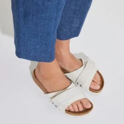 Birkenstock Oita Suede Leather -Chic Shoe Store 1024181 f closeup f