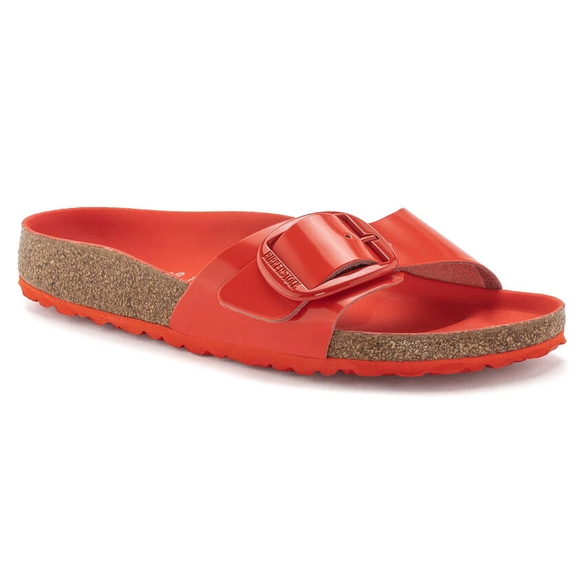 Birkenstock Madrid Big Buckle Natural Leather Patent 4 Birkenstock Madrid Big Buckle Natural Leather Patent - Image 2
