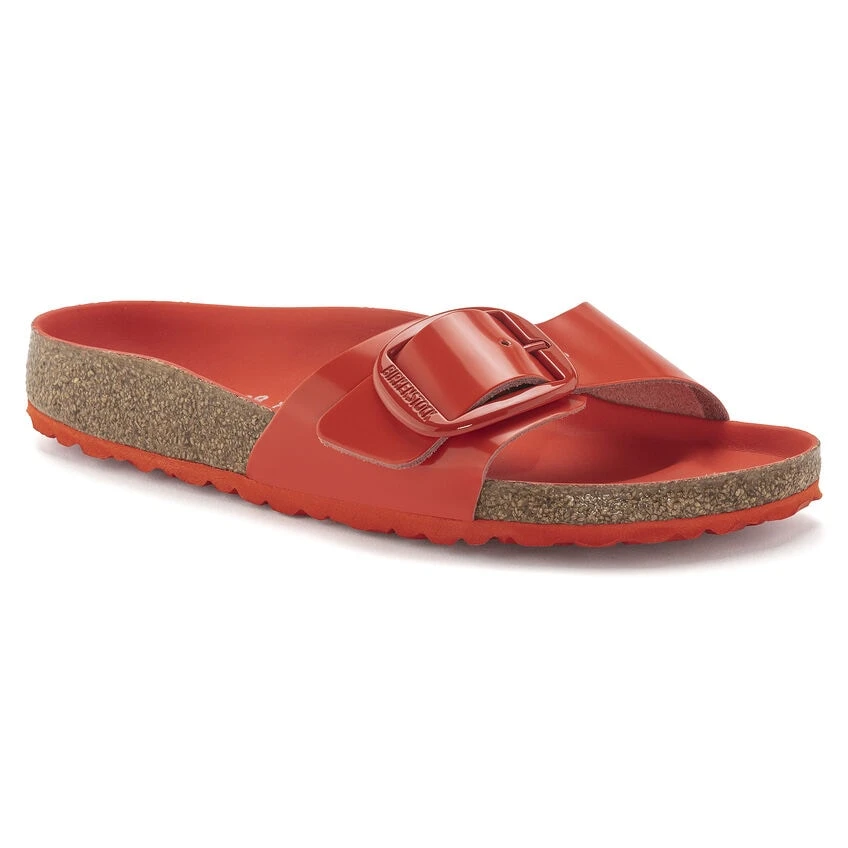 Birkenstock Madrid Big Buckle Natural Leather Patent 3 Birkenstock Madrid Big Buckle Natural Leather Patent