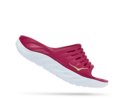 Hoka Women's Ora Recovery Slide (FFBT - Festival Fuchsia/Butterfly) -Chic Shoe Store 1099674 FFBT 2