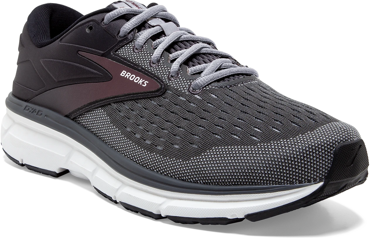 BROOKS Men's Dyad 11 (031 - Blackened Pearl/Alloy/Red) 5 BROOKS Men's Dyad 11 (031 - Blackened Pearl/Alloy/Red) - Image 3