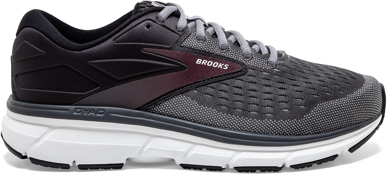 BROOKS Men's Dyad 11 (031 - Blackened Pearl/Alloy/Red) 3 BROOKS Men's Dyad 11 (031 - Blackened Pearl/Alloy/Red)
