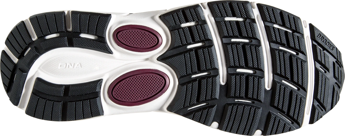 BROOKS Men's Dyad 11 (031 - Blackened Pearl/Alloy/Red) 8 BROOKS Men's Dyad 11 (031 - Blackened Pearl/Alloy/Red) - Image 6