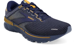 BROOKS Men’s Adrenaline GTS 22 (438 - Peacoat/Grey/Sunflower) -Chic Shoe Store 110366 438 A Adrenaline GTS 22