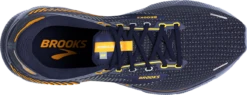 BROOKS Men’s Adrenaline GTS 22 (438 - Peacoat/Grey/Sunflower) -Chic Shoe Store 110366 438 O Adrenaline GTS 22