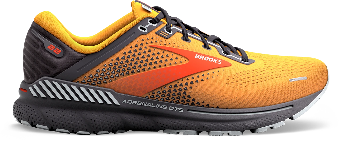 BROOKS Men’s Adrenaline GTS 22 (857 - Orange/Pearl/High Rise) 3 BROOKS Men’s Adrenaline GTS 22 (857 - Orange/Pearl/High Rise)