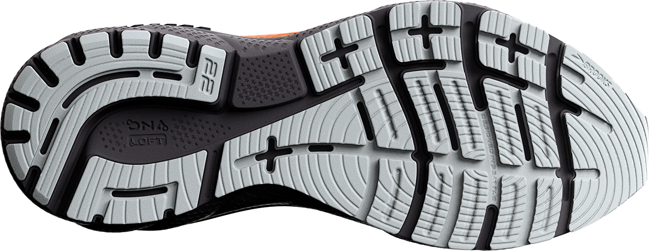 BROOKS Men’s Adrenaline GTS 22 (857 - Orange/Pearl/High Rise) 8 BROOKS Men’s Adrenaline GTS 22 (857 - Orange/Pearl/High Rise) - Image 6