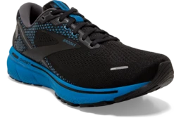 BROOKS Men's Ghost 14 (056 - Black/Blackened Pearl/Blue) -Chic Shoe Store 110369 056 A Ghost 14