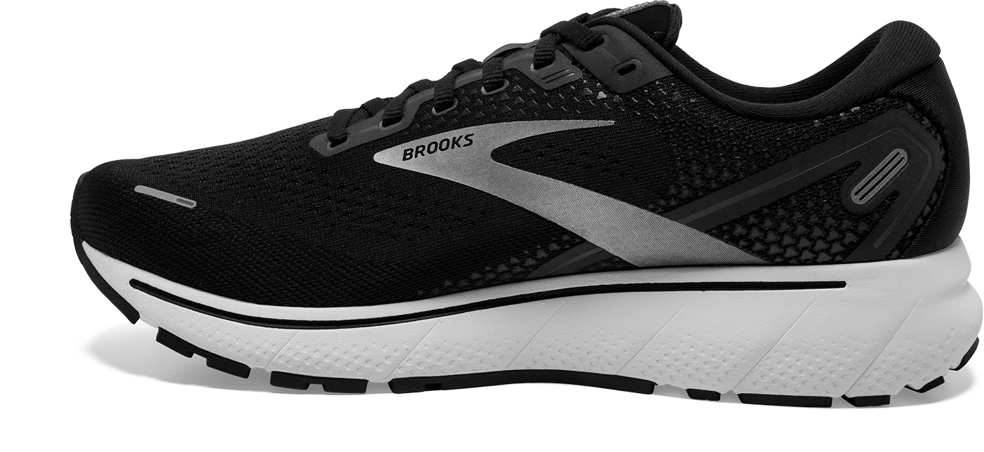 BROOKS Women's Ghost 14 (057 - Black/White/Silver) 4 BROOKS Women's Ghost 14 (057 - Black/White/Silver) - Image 2