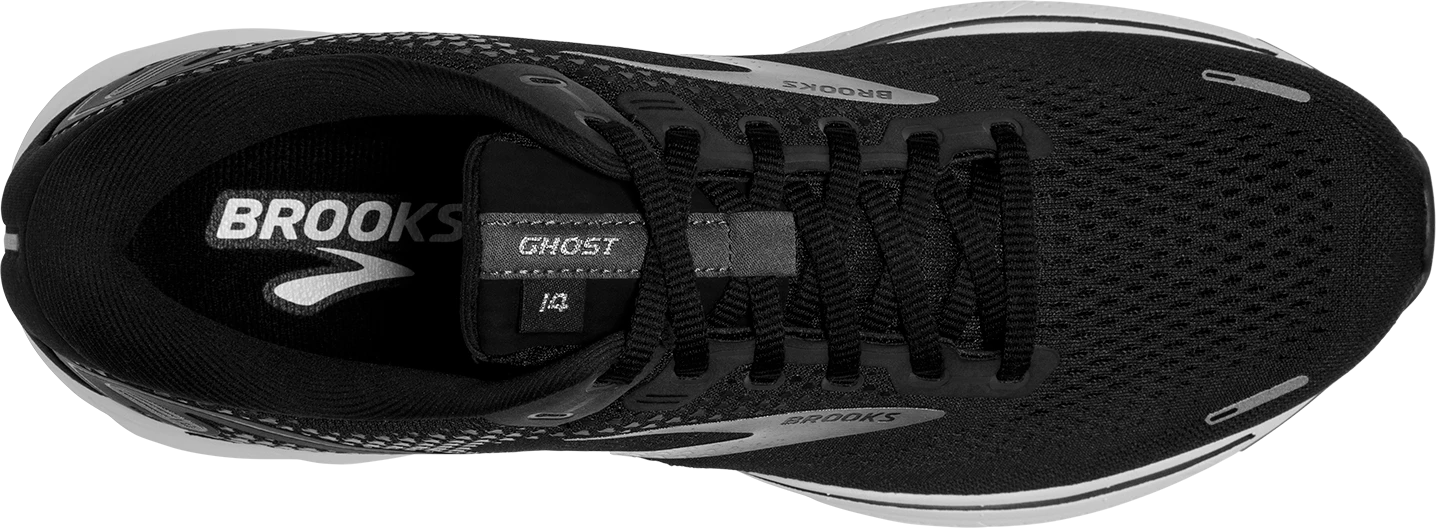 BROOKS Women's Ghost 14 (057 - Black/White/Silver) 7 BROOKS Women's Ghost 14 (057 - Black/White/Silver) - Image 5