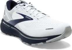 BROOKS Men's Ghost 14 (190 - White/Grey/Navy) -Chic Shoe Store 110369 190 A Ghost 14