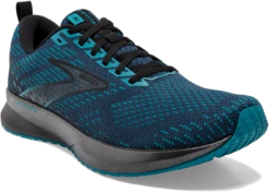BROOKS Men's Levitate 5 (412 - Titan/Crystal Teal/Black) -Chic Shoe Store 110370 412 A Levitate 5