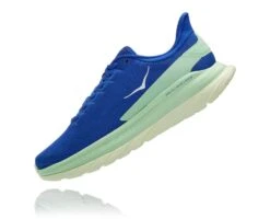 Hoka Men's Mach 4 (DBGA - Dazzling Blue/Green Ash) -Chic Shoe Store 1113528 DBGA 4