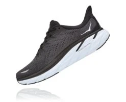 Hoka Men's Clifton 8 (BWHT - Black/White) -Chic Shoe Store 1119393 BWHT 4