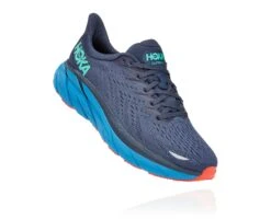 Hoka Men's Clifton 8 (OSVB - Outer Space/Vallarta Blue)