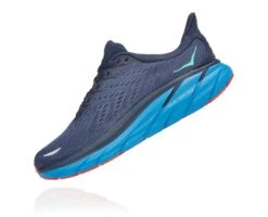 Hoka Men's Clifton 8 (OSVB - Outer Space/Vallarta Blue) -Chic Shoe Store 1119393 OSVB 4
