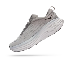 Hoka Men's Bondi 8 (SHMS - Sharkskin/Harbor Mist) -Chic Shoe Store 1123202 SHMS 4