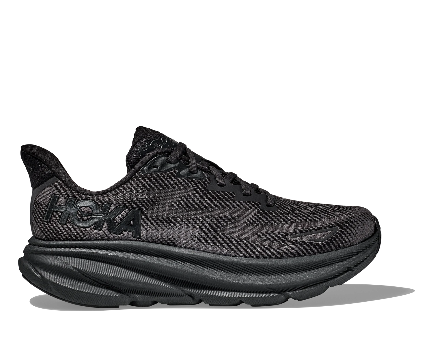 Hoka Men's Clifton 9 (BBLC - Black/Black) 3 Hoka Men's Clifton 9 (BBLC - Black/Black)